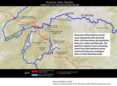 2. Roanoke River and MVP map with crossings